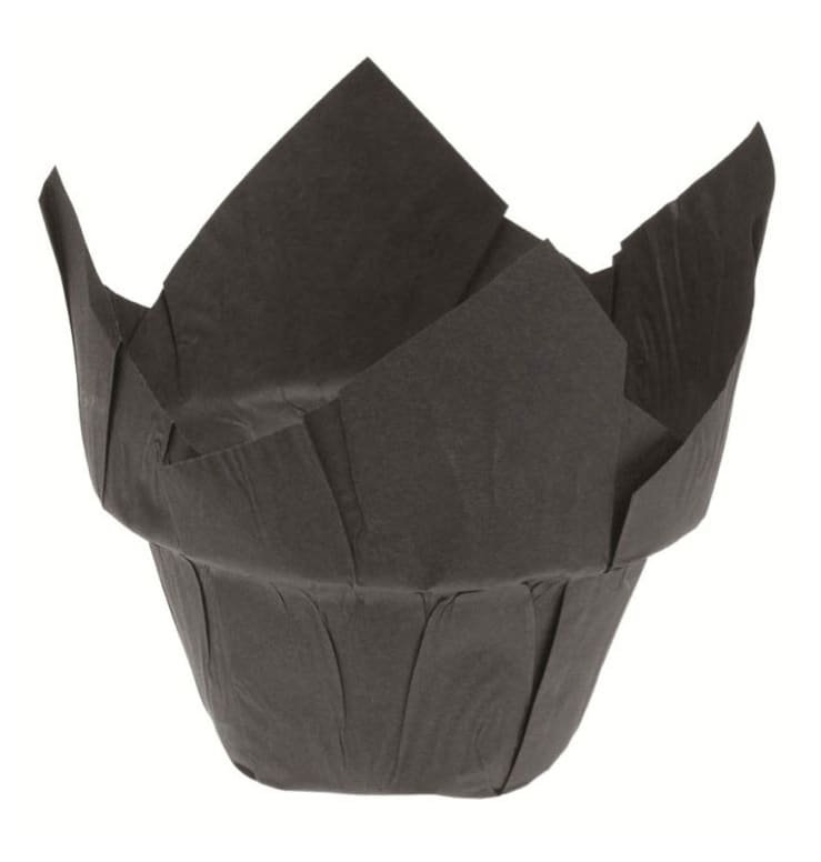 Caissette Tulipcup noire (x 150)