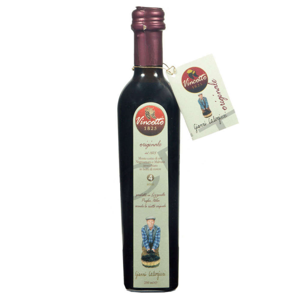 Vincotto originale moût de raisin cuit vieilli 4 ans 250 ml - Calogiuri