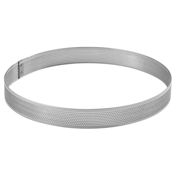 Cercle à tarte perforé inox