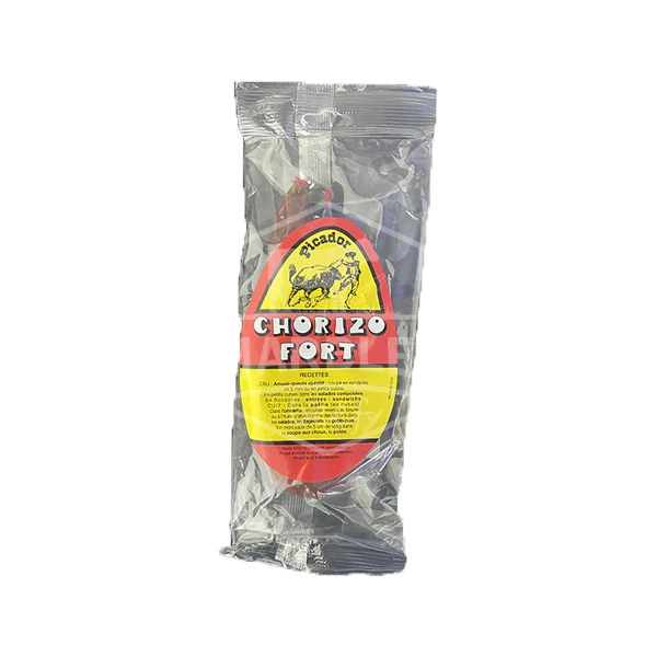 Chorizo fort en fer à cheval 200 gr.