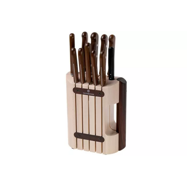 Victorinox Wood 5.1150.11, ensemble de 11 couteaux, érable