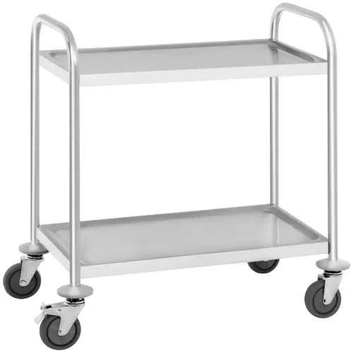 Chariot de service - 2 étagères - 150 kg max.