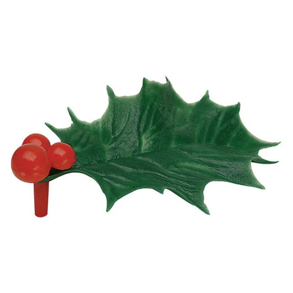 Feuilles de houx vert simple (x 144)