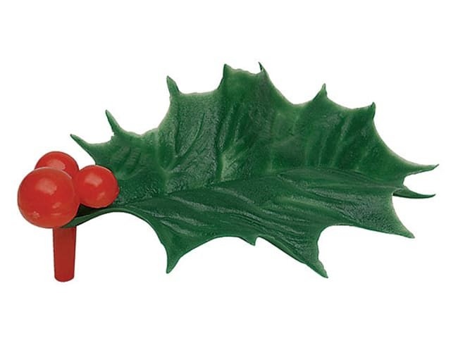 Feuilles de houx vert simple (x 144)