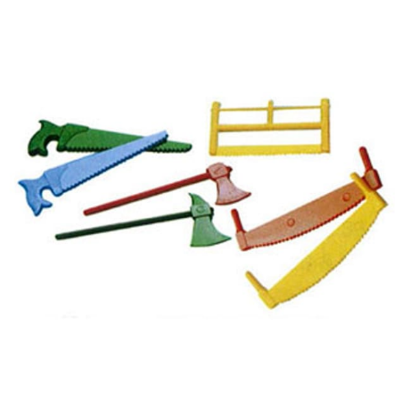 Mini haches et scies de couleur (x 500)
