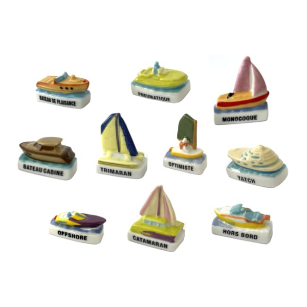Fèves - Bateaux et voiliers