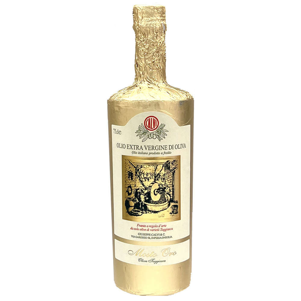 Huile d'olive vierge extra non filtrée Mosto Oro d'olives Taggiasca 750 ml - Calvi