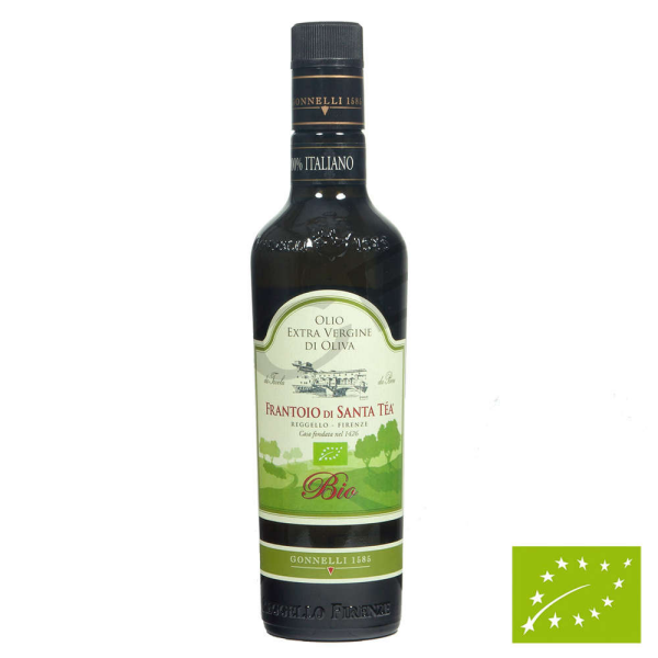 Huile d'olive bio 500 ml Moulin à huile Santa Tea - Gonnelli 1585