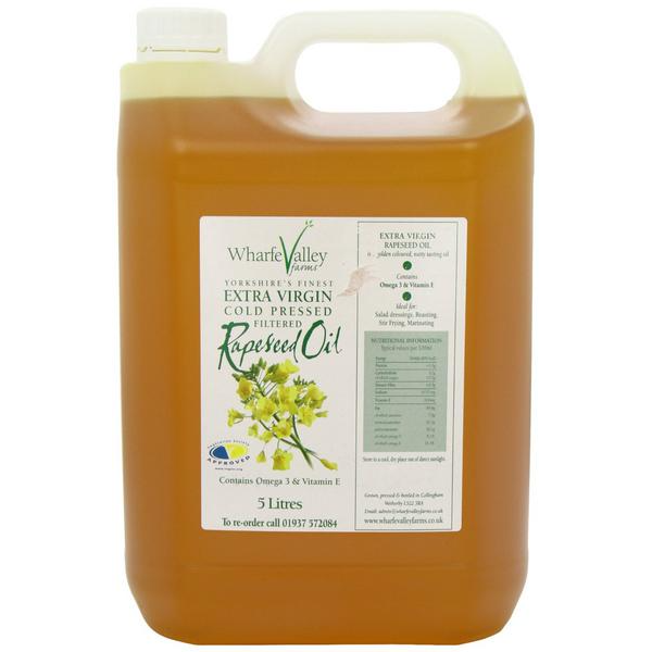 Wharfe Valley Farms Rapeseed Oil 5l
