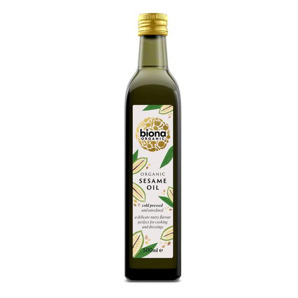 Biona Sésame Huile Pressée à Froid Bio 500 ml