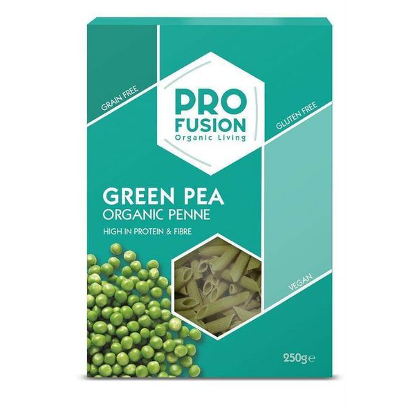 Profusion Pâtes Penne aux Pois Verts Bio Vegan, 250g