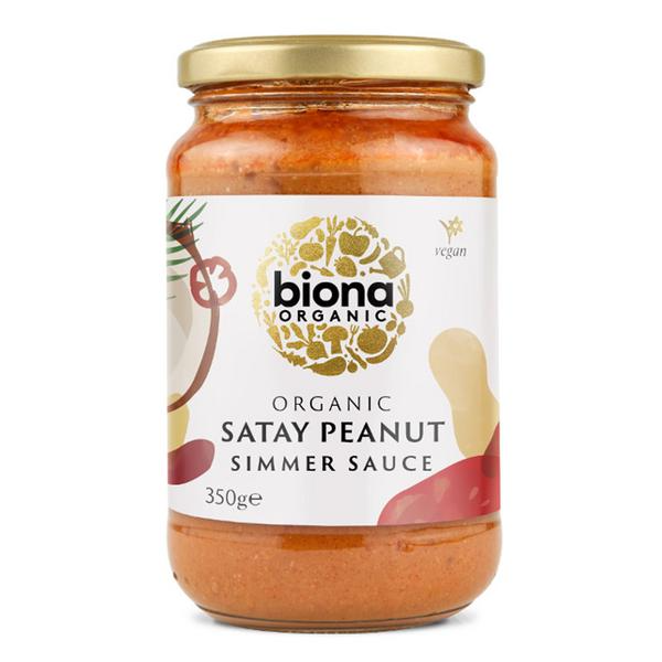 Biona Sauce Saté aux Cacahuètes Bio 350g