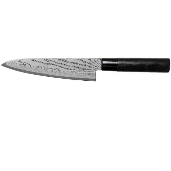 Tojiro Shippu Couteau de chef damas noir 18 cm, FD-1593