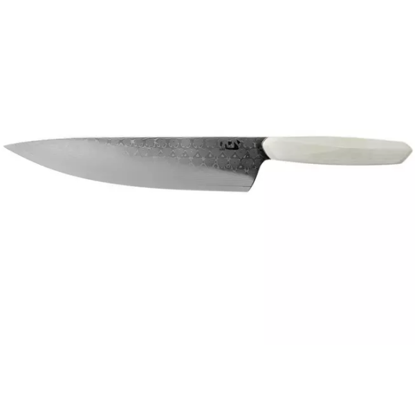 Xin Cutlery XinCore XC127 White G10, Red Liners, Damascus, couteau de chef 21,5 cm