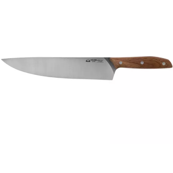 Due Cigni 1896, 2C1010NO couteau de chef 25 cm, bois de noyer