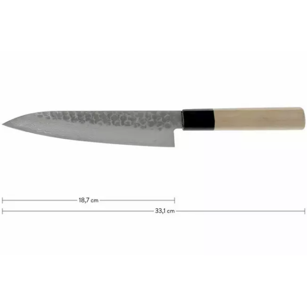 Sakai Takayuki Couteau de chef Damas 45 couches 18 cm
