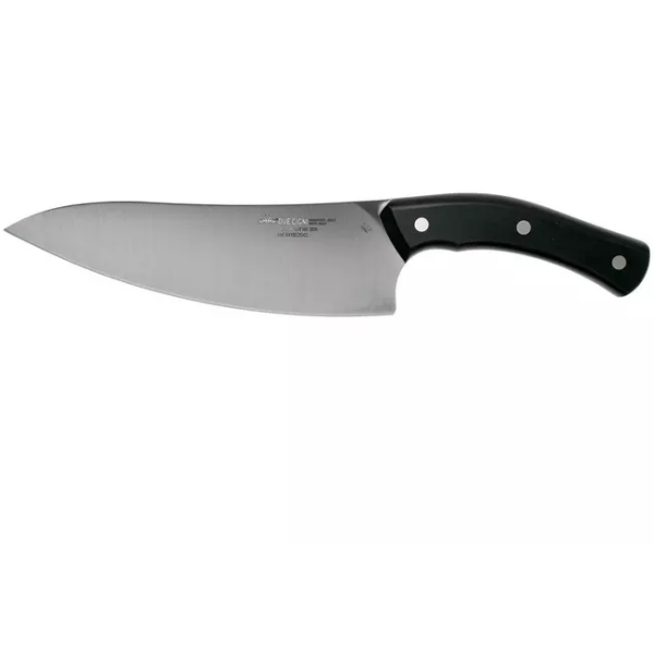 Due Cigni Arne Line couteau de chef 20 cm, noir