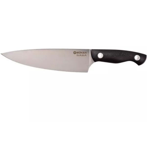 Böker 131267 Saga Couteau de chef 20 cm, bleu satiné