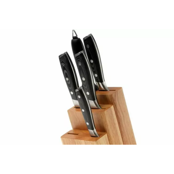 Eden Classic Damast 2030-S03, ensemble de 6 couteaux (avec bloc)