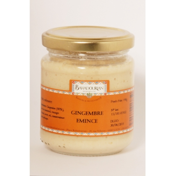 Gingembre Émincé en Pâte