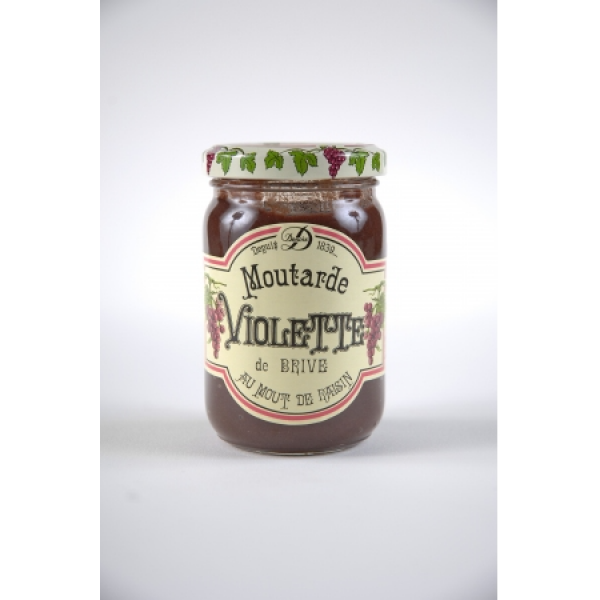 Moutarde Violette de Brive au Moût de Raisin