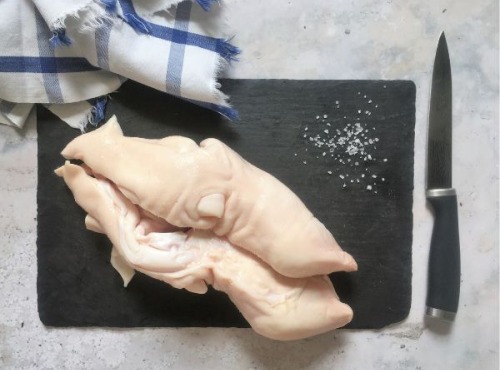 Pieds de Veau non cuisiné (race limousine) – 800g