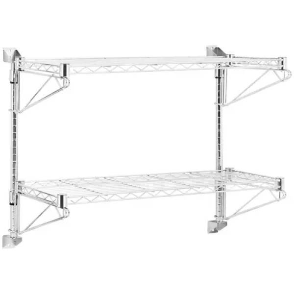 Étagère murale - 2 tablettes - 90 cm - Royal Catering