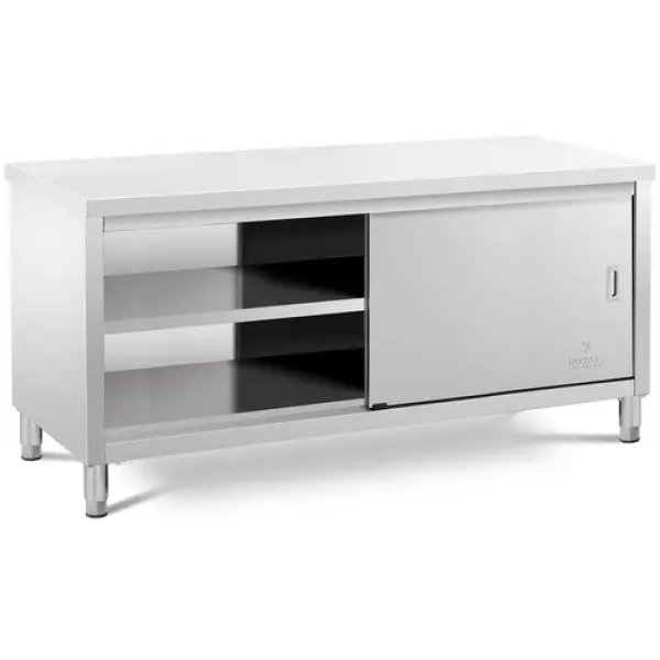 Meuble bas inox - 180 x 60 cm - Capacité de 600 kg