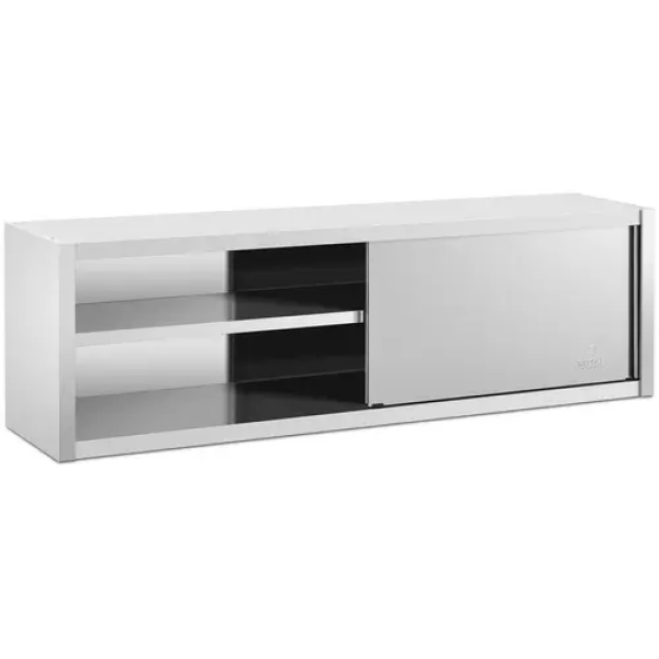 Armoire murale en inox - 200 x 45 cm - Royal Catering - 30 kg