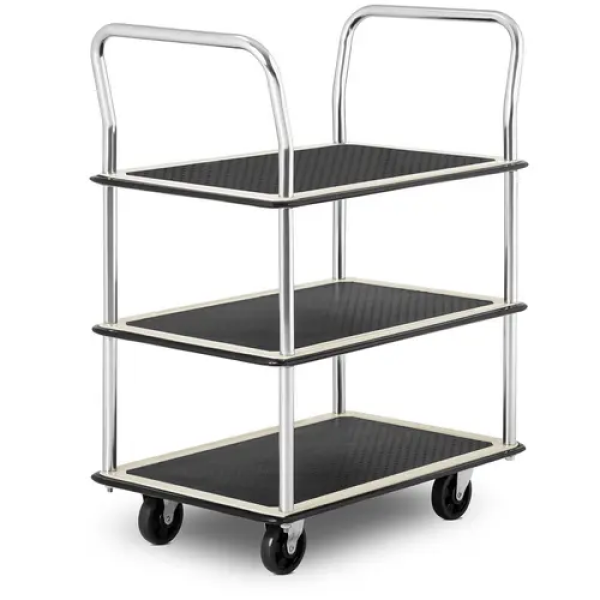 Chariot de manutention - 150 kg max. - 3 plateaux