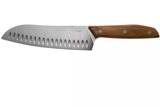 Due Cigni 1896, 2C1005NO Santoku 18 cm, bois de noyer