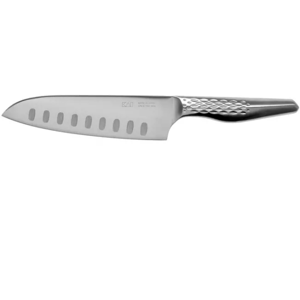 Kai Seki Magoroku Shoso santoku avec fossettes, 16,5 cm