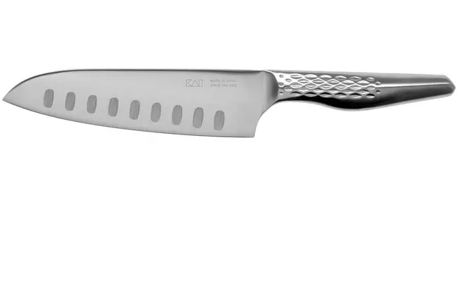 Kai Seki Magoroku Shoso santoku avec fossettes, 16,5 cm