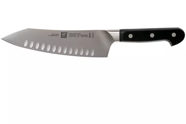 Couteau santoku à tranchant creux Zwilling Pro, 38418-181-0