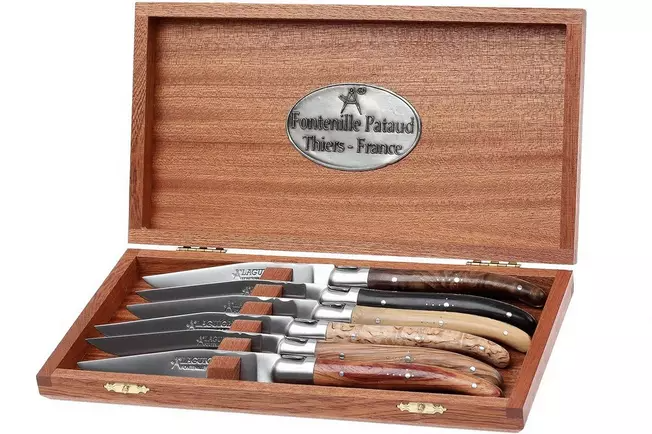 Assortiment de 6 couteaux à steak Fontenille Pataud