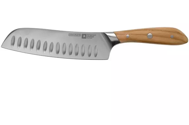 Richardson Sheffield Scandi 09500P541161 Santoku avec fossettes, 17,5 cm