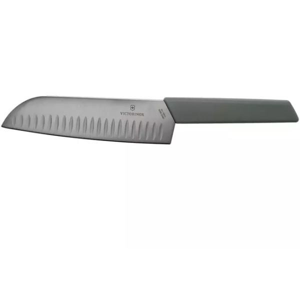 Santoku Victorinox Swiss Modern, vert olive