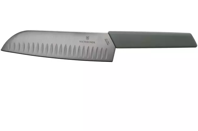 Santoku Victorinox Swiss Modern, vert olive