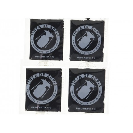 ENCRE DE SEICHE NATURELLE - LOT DE 4X4G