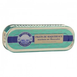 FILETS DE MAQUEREAUX MARINÉS AU MUSCADET 176GR