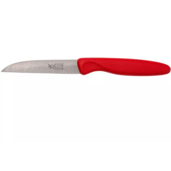 Robert Herder couteau à éplucher classique droit, rouge, 8,5 cm