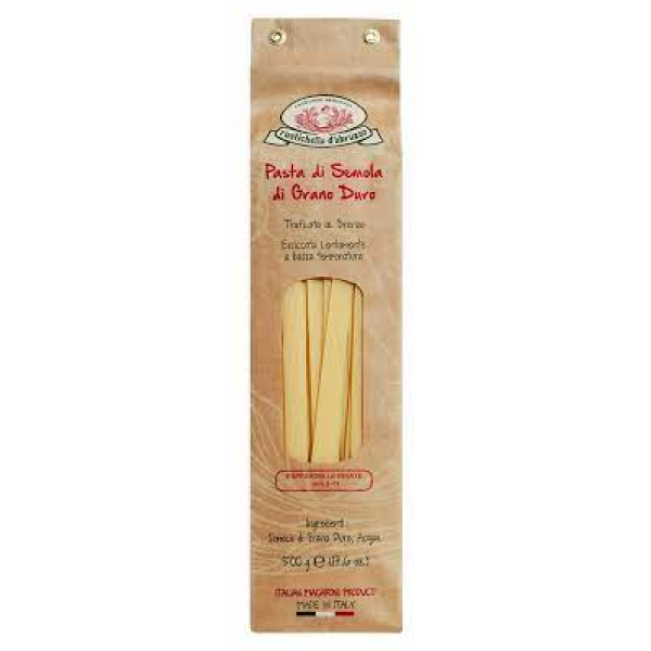 Pappardelle Rigate Pâtes de Blé Dur Paquet de 500g - Rustichella d'Abruzzo