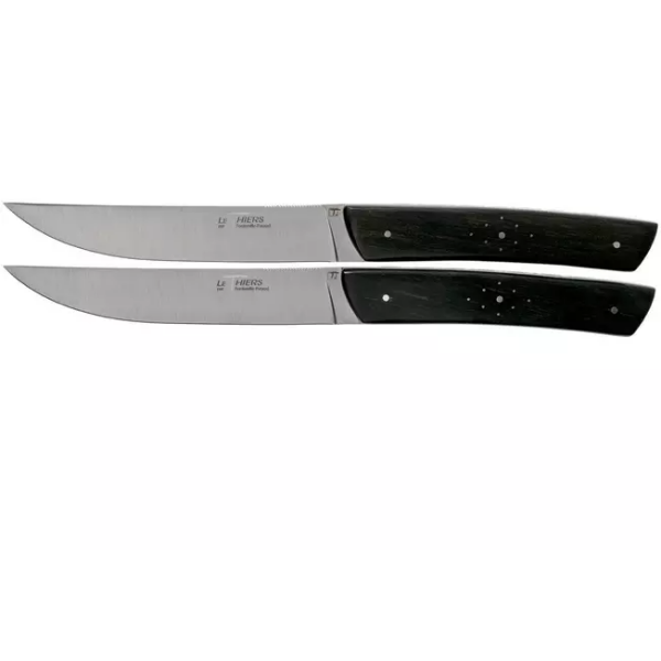 Fontenille Pataud Le Thiers set de 2 couteaux à steak bois d'ébène, TR2TE