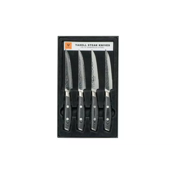 Yaxell Tsuchimon 36744, ensemble de 4 couteaux à steak