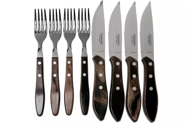 Tramontina Churrasco Jumbo ensemble de couverts à steak 8 pièces, 29899-263