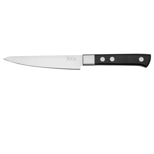Maserin TEGI 2500-12PN couteau à steak noir, 12 cm