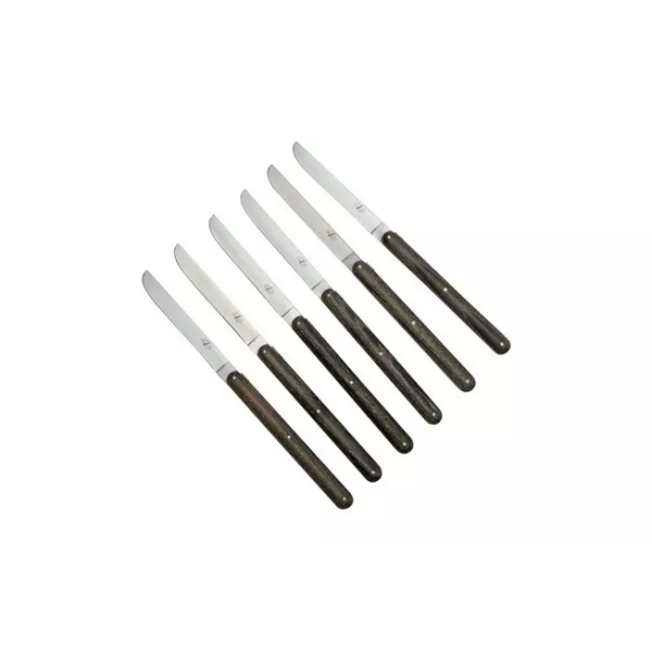 Forge de Laguiole Andrée Putman T6PUTMANFRD Coffret 6 couteaux de table frêne