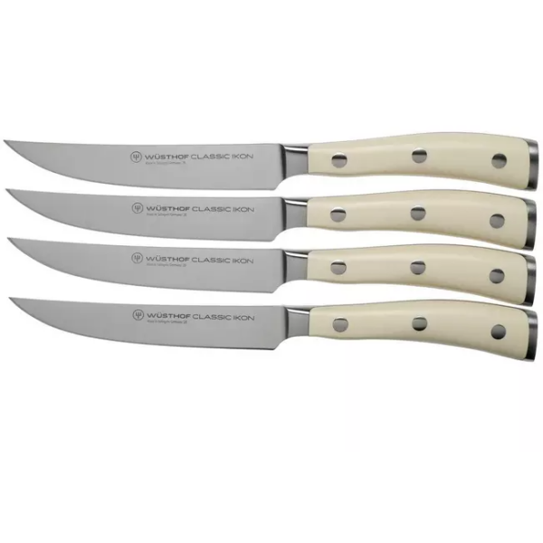 Wüsthof Classic Ikon Crème ensemble de 4 couteaux à steak, 1120460401