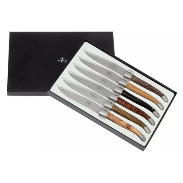 Forge de Laguiole, T62MINBOISSAT, mat de 6 essences de bois
