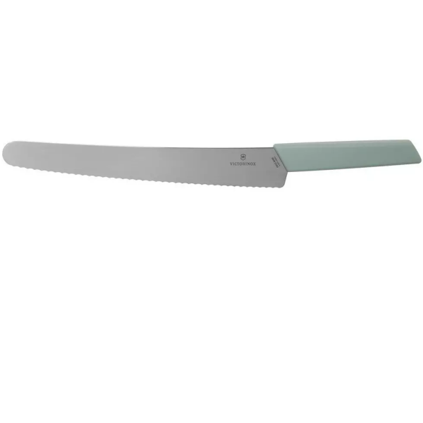 Victorinox Swiss Modern 6.9076.26W44B couteau à pain 26cm, vert menthe